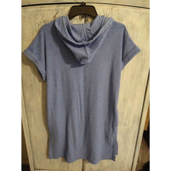 Polo Ralph Lauren hooded dress Blue Twerycloth Small beachy summer casual Nwt - Picture 4 of 9